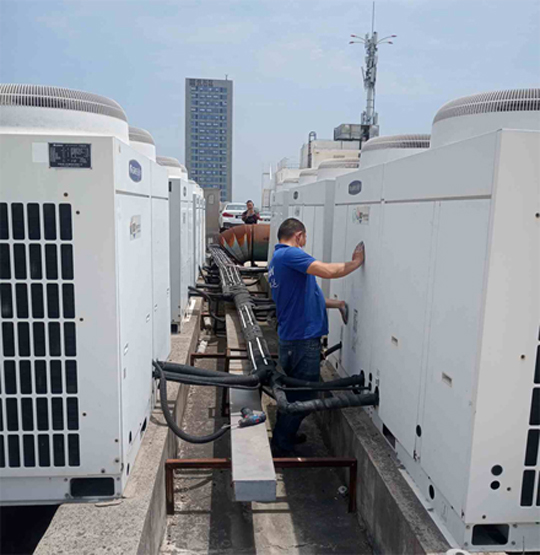 田东中央空调制热和不制冷系统维修方法